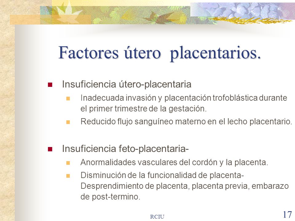 diabetes tipo insuficiencia uteroplacentaria